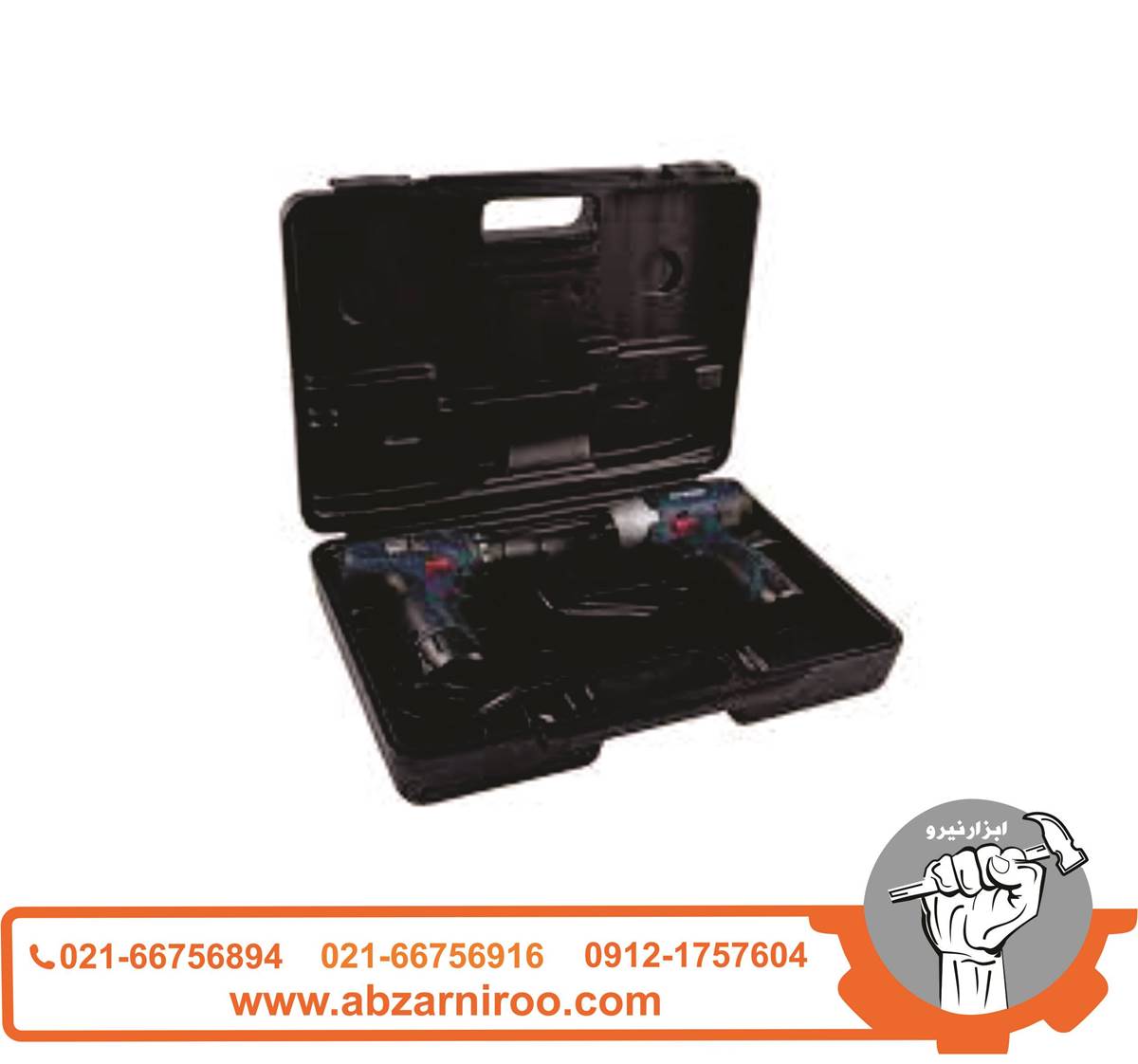 ست دریل و پیچ گوشتی شارژی 12ولت هیوندای مدل HP121L-CD2121L ست دریل و پیچ گوشتی شارژی 12ولت هیوندای مدل HP121L-CD2121L
