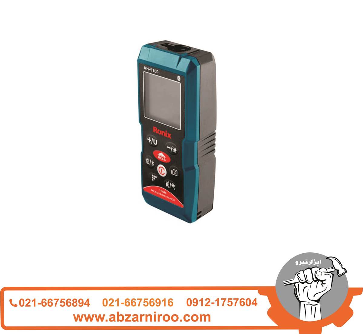 متر لیزری 100 متری رونیکس مدل RH-9100 متر لیزری 100 متری رونیکس مدل RH-9100