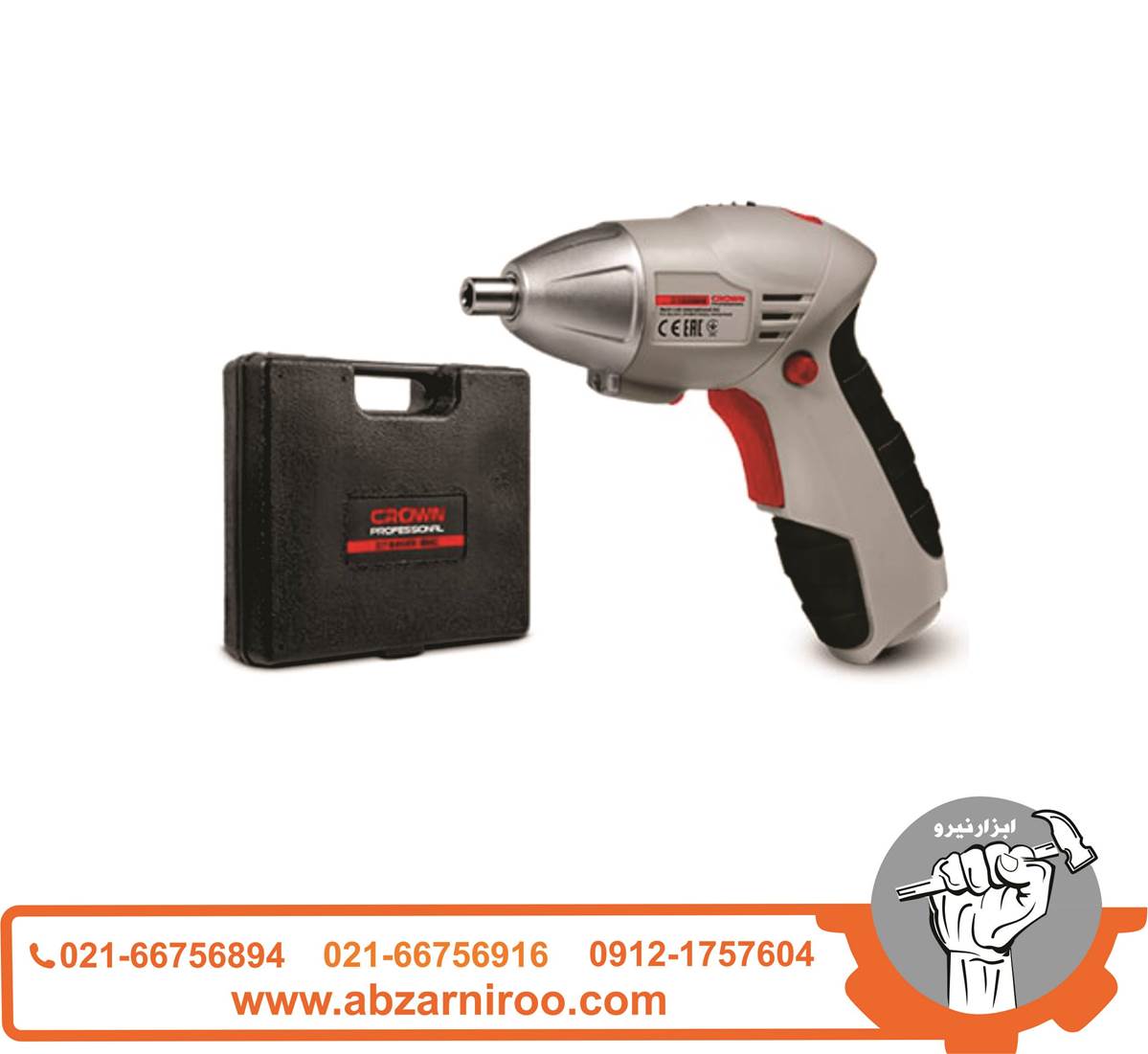 پیچ گوشتی شارژی 3/6 ولت کرون مدل CT22023 پیچ گوشتی شارژی 3/6 ولت کرون مدل CT22023