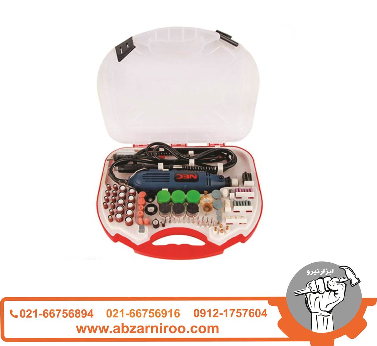 مجموعه 85 عددی فرز انگشتی ان ای سی مدل 1724 ا NEC مجموعه 85 عددی فرز انگشتی ان ای سی مدل 1724 ا NEC