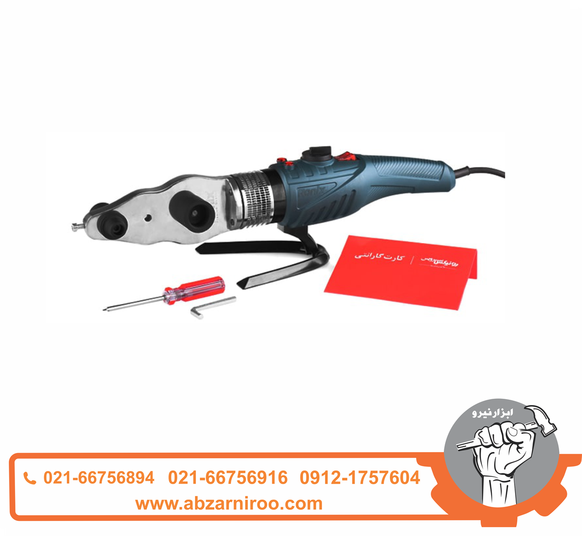 اتو لوله سبز گوشه زن رونیکس مدل RH-4403 اتو لوله سبز گوشه زن رونیکس مدل RH-4403