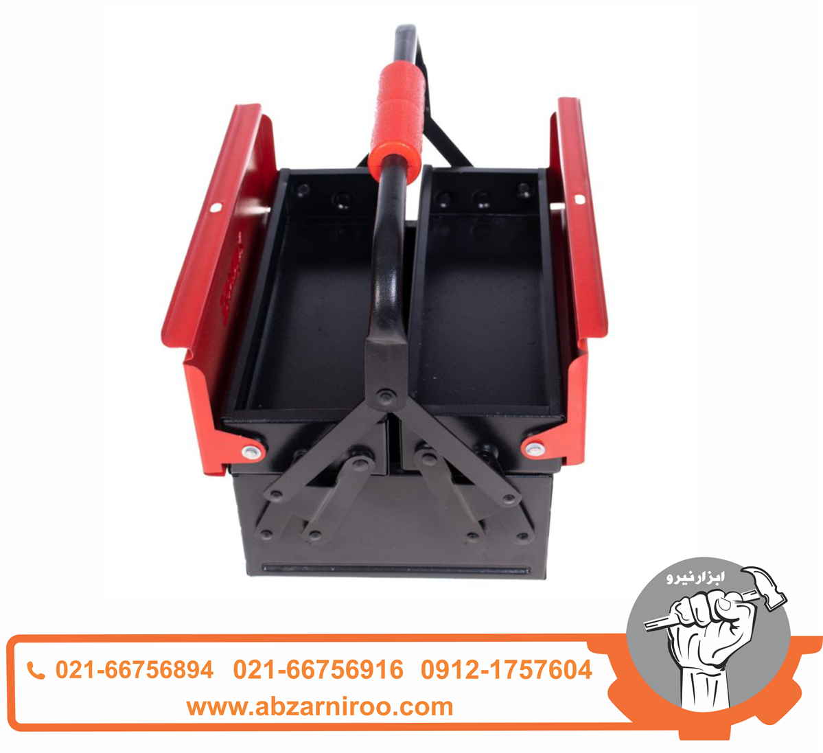 جعبه ابزار فلزی اتوماتیک رونیکس مدل RH-9170 جعبه ابزار فلزی اتوماتیک رونیکس مدل RH-9170