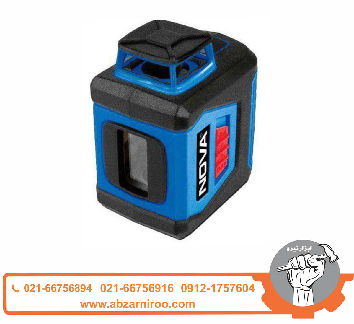 تراز لیزری نور قرمز نووا مدل NTL-2663 تراز لیزری نور قرمز نووا مدل NTL-2663