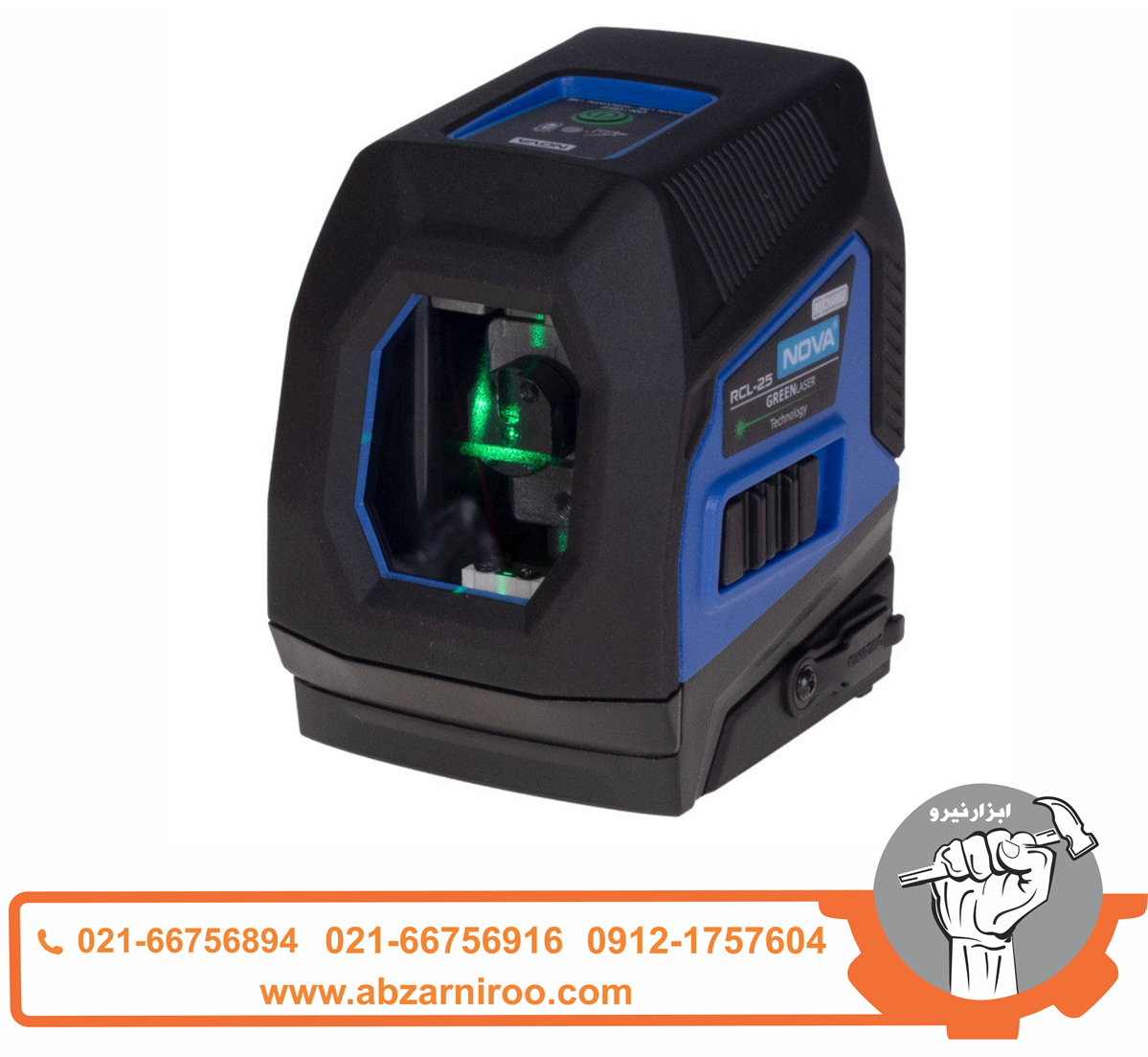 تراز لیزری نور سبز نووا مدل NTL-2640 تراز لیزری نور سبز نووا مدل NTL-2640