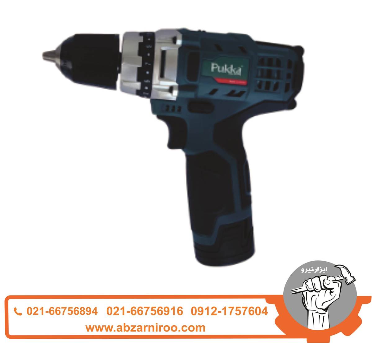 دریل شارژی 12 ولت پوکا مدل CDL120 دریل شارژی 12 ولت پوکا مدل CDL120