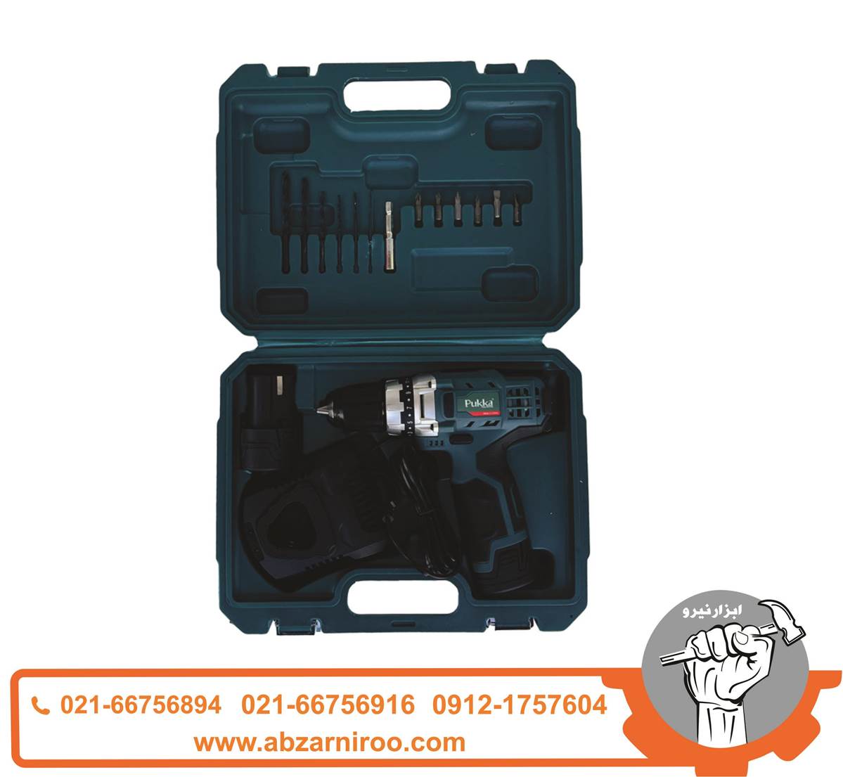 دریل شارژی 12 ولت پوکا مدل CDL120 دریل شارژی 12 ولت پوکا مدل CDL120