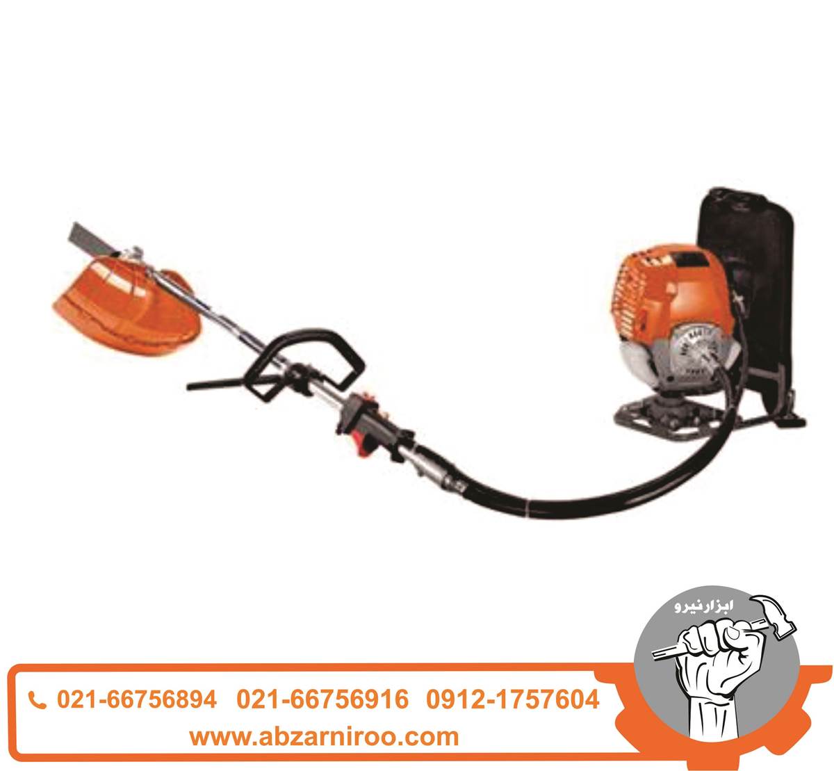 علف زن بنزینی کوله ای پی ام مدل 6320B علف زن بنزینی کوله ای پی ام مدل 6320B