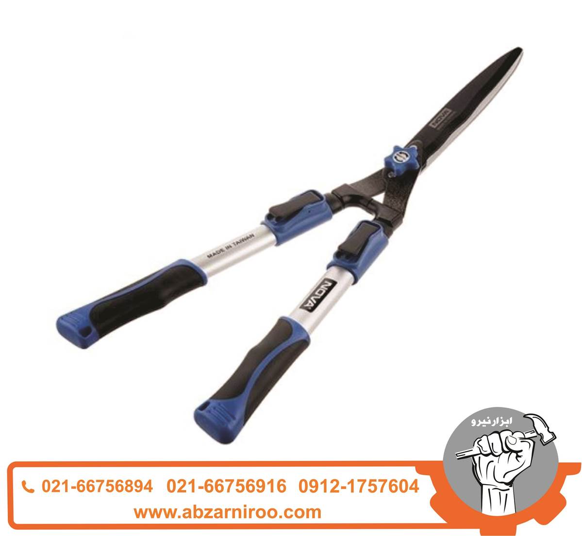 قیچی شمشاد زن نووا مدل NTS-2381 قیچی شمشاد زن نووا مدل NTS-2381