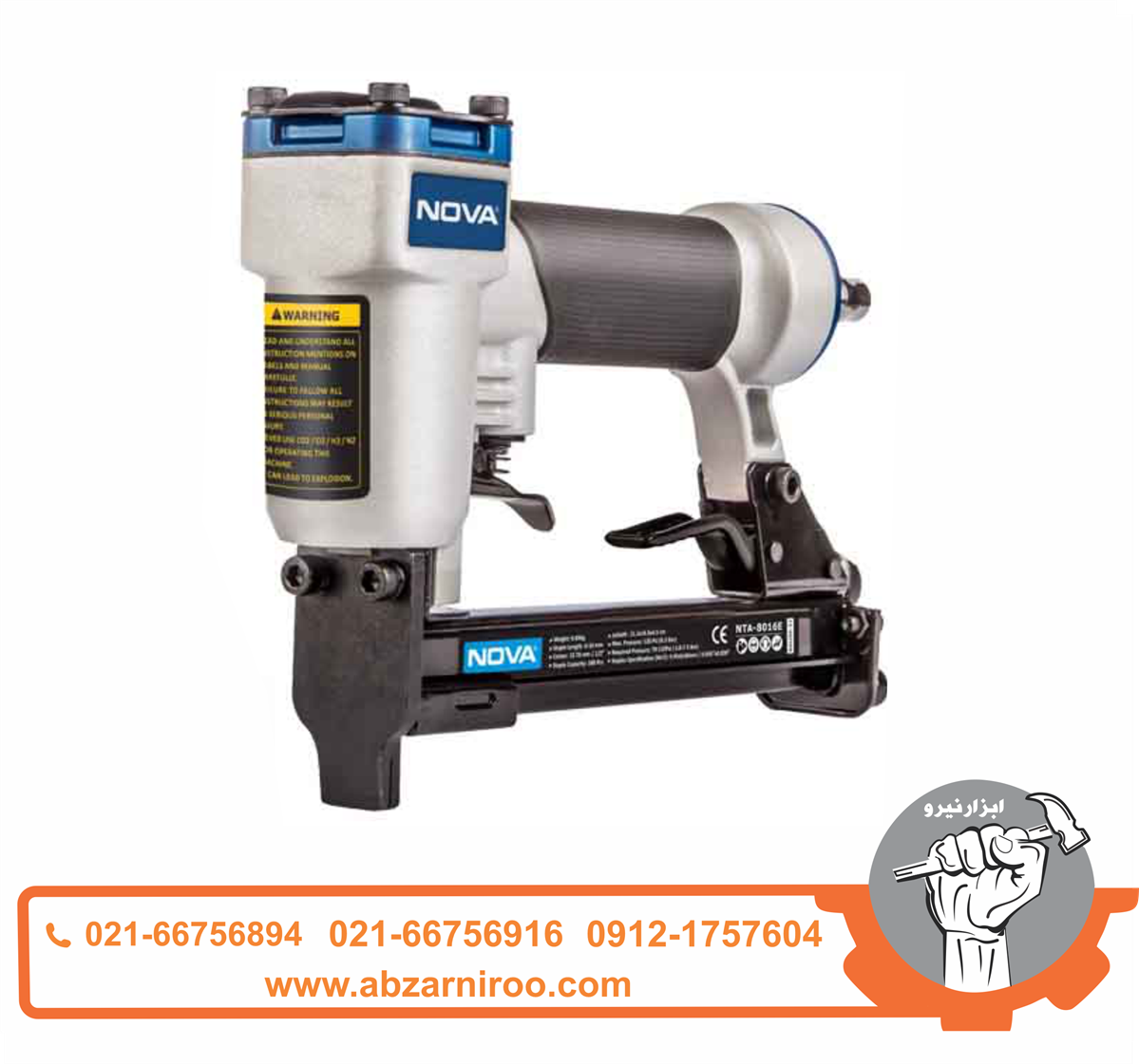 منگنه کوب بادی نووا مدل NTA-8016E منگنه کوب بادی نووا مدل NTA-8016E