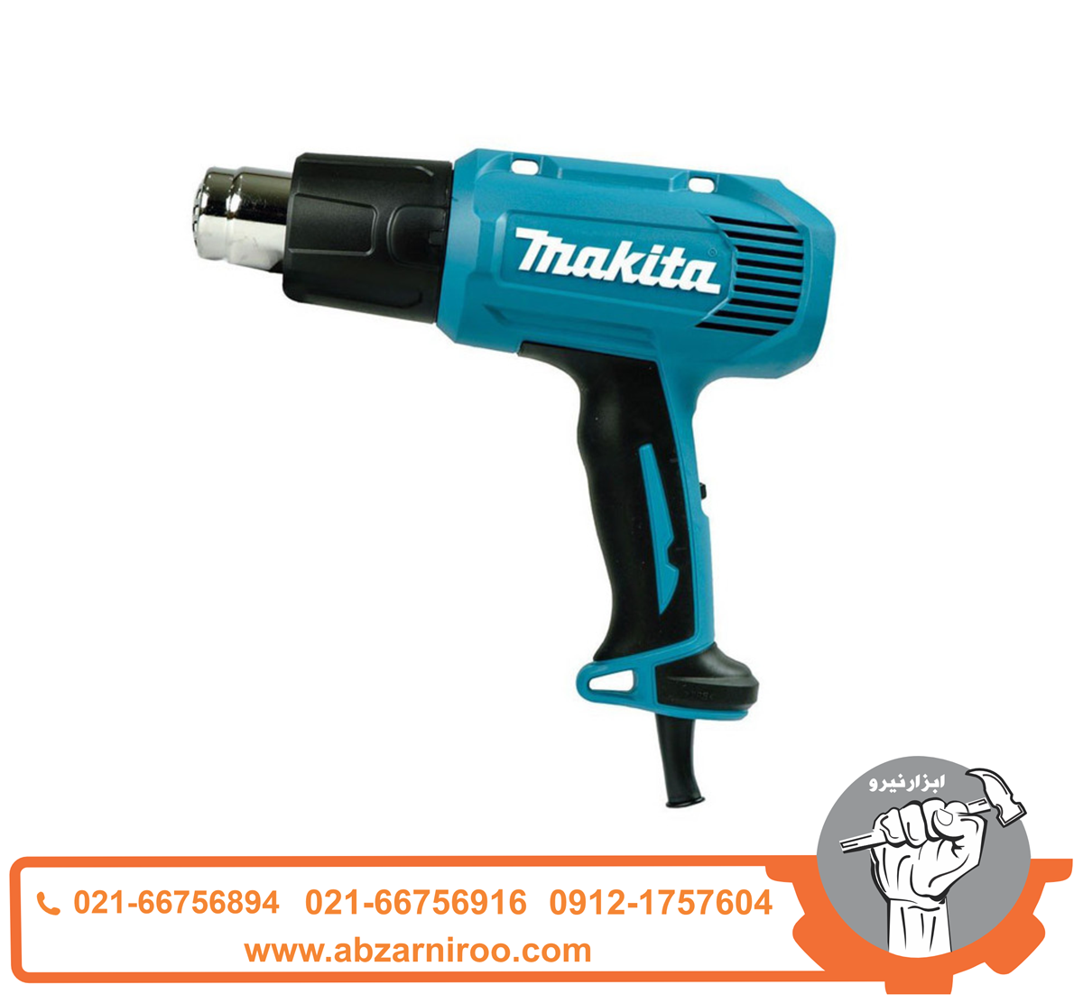 سشوار صنعتی 1800 وات ماکیتا مدل HG6030K سشوار صنعتی 1800 وات ماکیتا مدل HG6030K