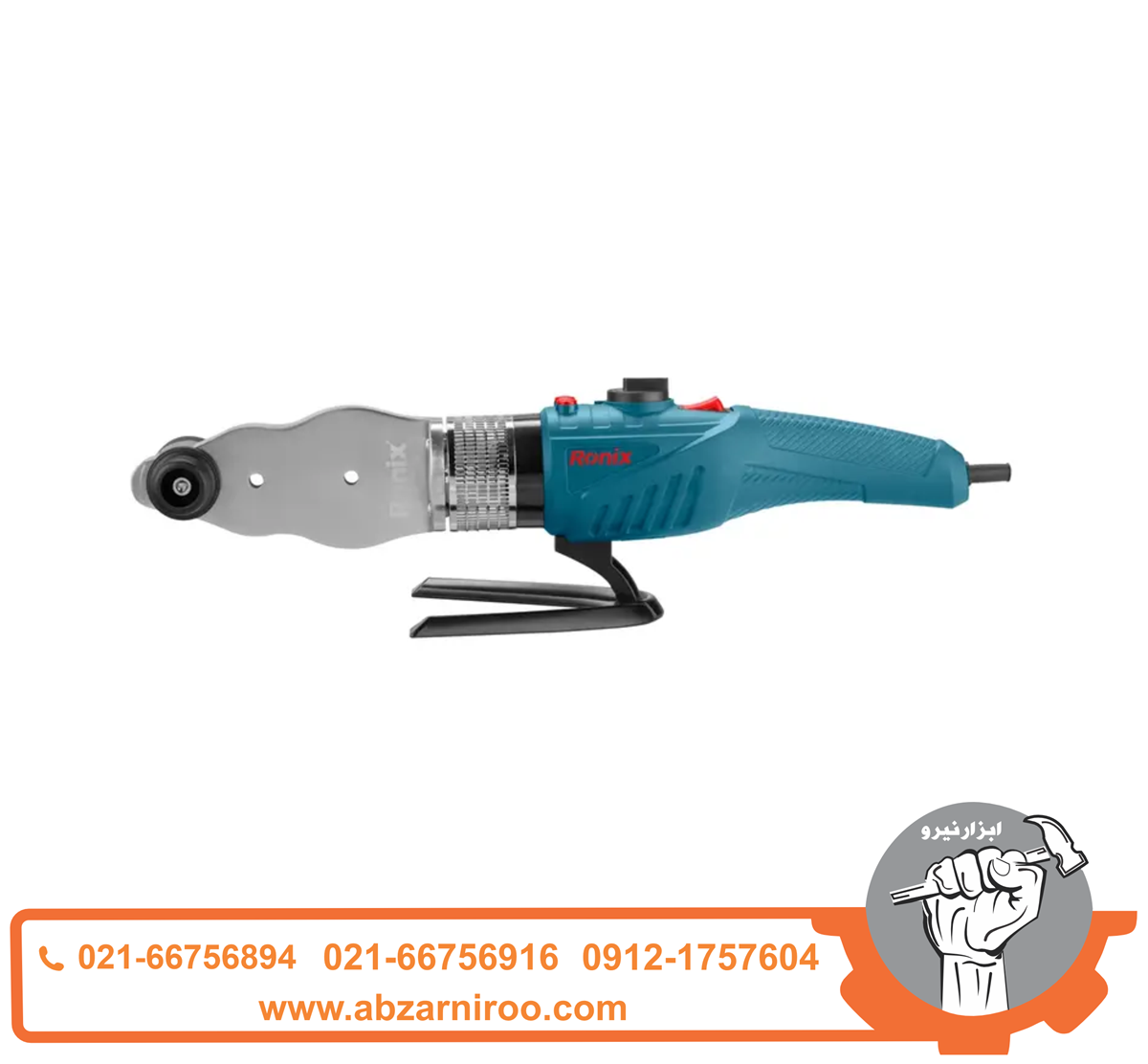 اتو لوله سبز گوشه زن رونیکس مدل RH-4404 اتو لوله سبز گوشه زن رونیکس مدل RH-4404