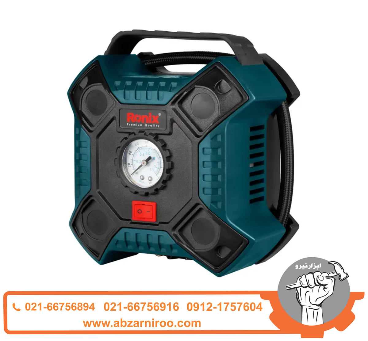 مینی کمپرسور باد فندکی رونیکس مدل RH-4263 مینی کمپرسور باد فندکی رونیکس مدل RH-4263