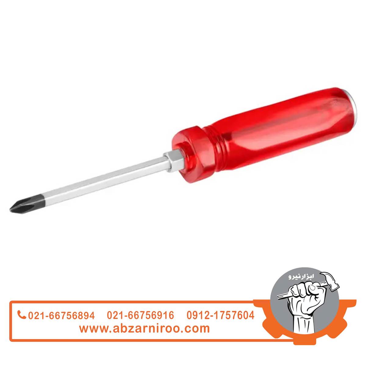 پیچ گوشتی تکی دسته کریستال ضربه خور100×6 چهارسو رونیکس مدل RH-2963 پیچ گوشتی تکی دسته کریستال ضربه خور100×6 چهارسو رونیکس مدل RH-2963