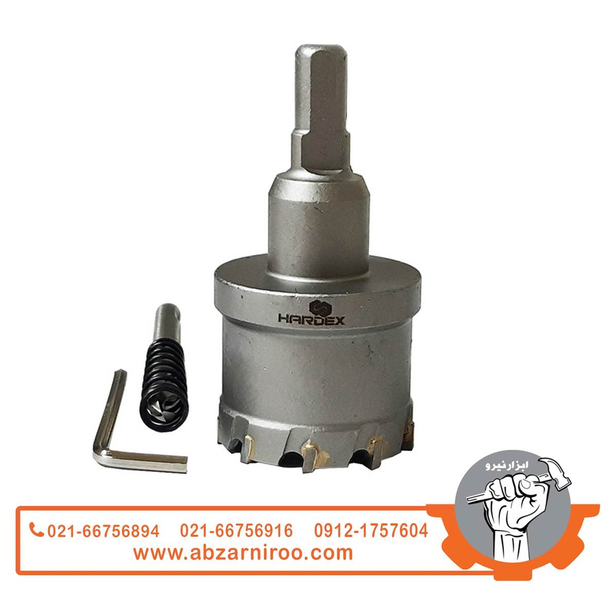 مته گردبر الماسه استیل هاردکس سایز 40 مته گردبر الماسه استیل هاردکس سایز 40