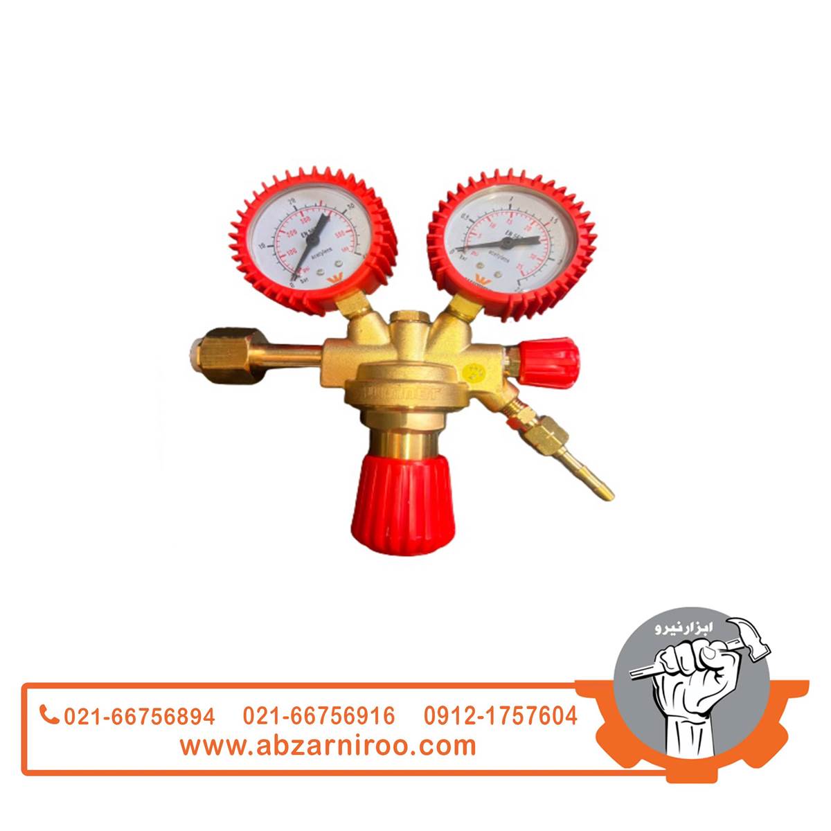 مانومتر استیلن طرح مکسی وینر مدل W-032AC مانومتر استیلن طرح مکسی وینر مدل W-032AC