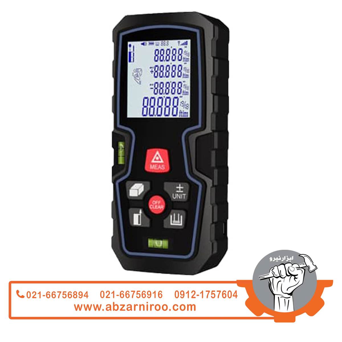 متر لیزری 100 متری اکتیو مدل AC-76100BA متر لیزری 100 متری اکتیو مدل AC-76100BA