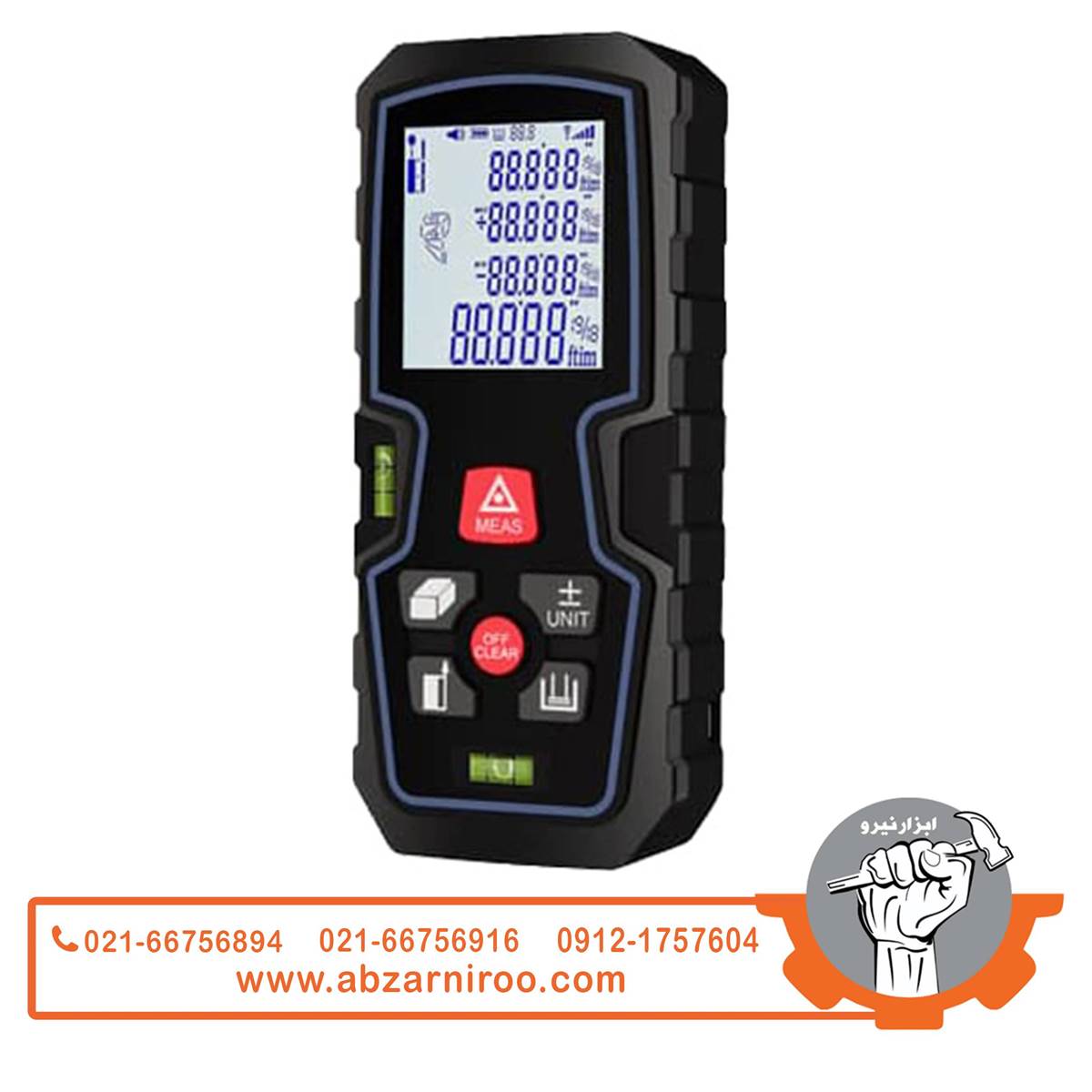 متر لیزری 120 متری اکتیو مدل AC-76120BA متر لیزری 120 متری اکتیو مدل AC-76120BA