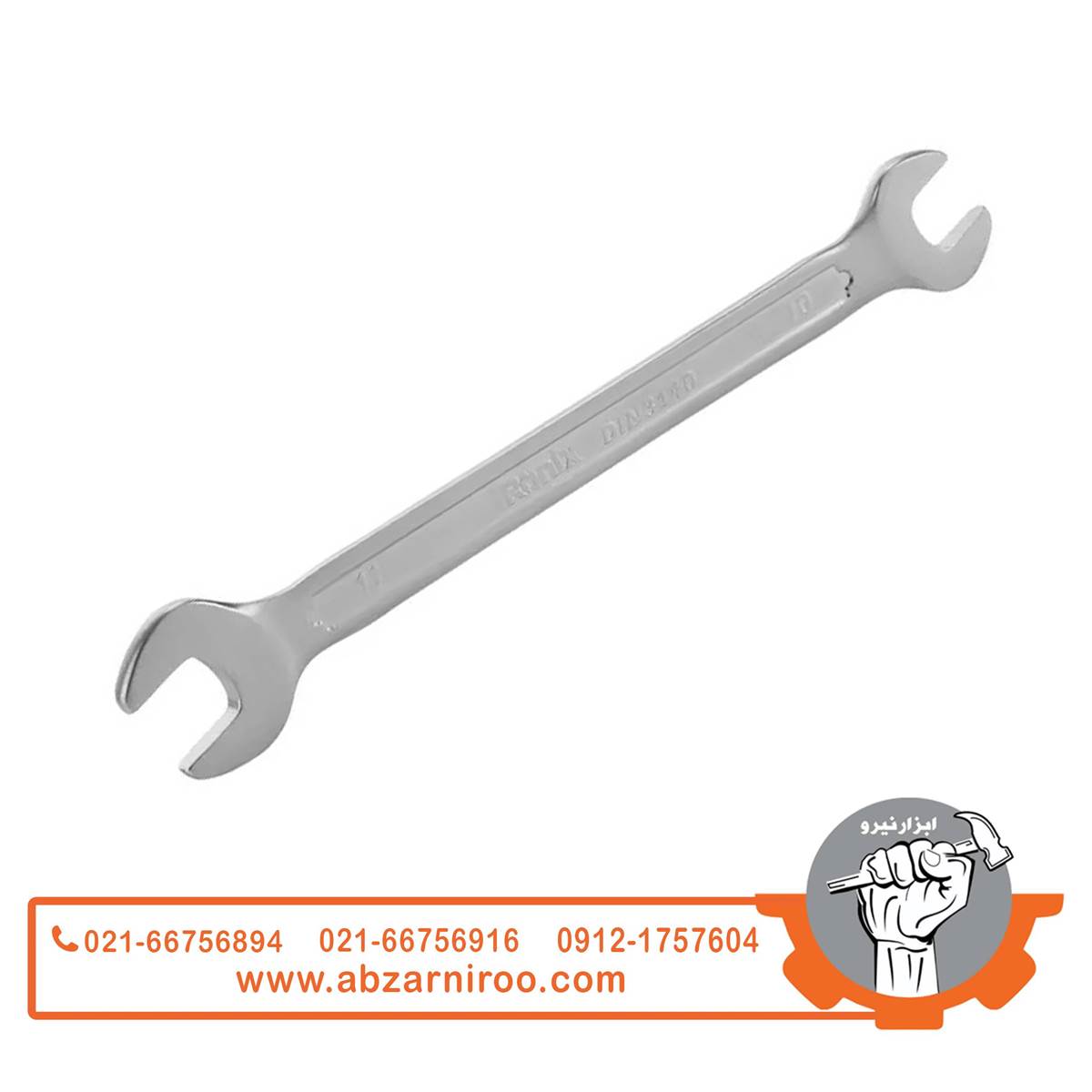 آچار دو سر تخت 11 * 10 میلی متری رونیکس مدل RH-2210 آچار دو سر تخت 11 * 10 میلی متری رونیکس مدل RH-2210