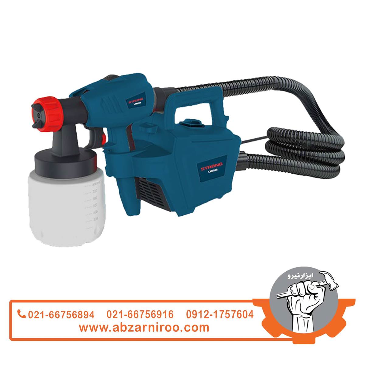 پیستوله برقی خرطومی 800 وات استرانگ مدل LM8500 پیستوله برقی خرطومی 800 وات استرانگ مدل LM8500
