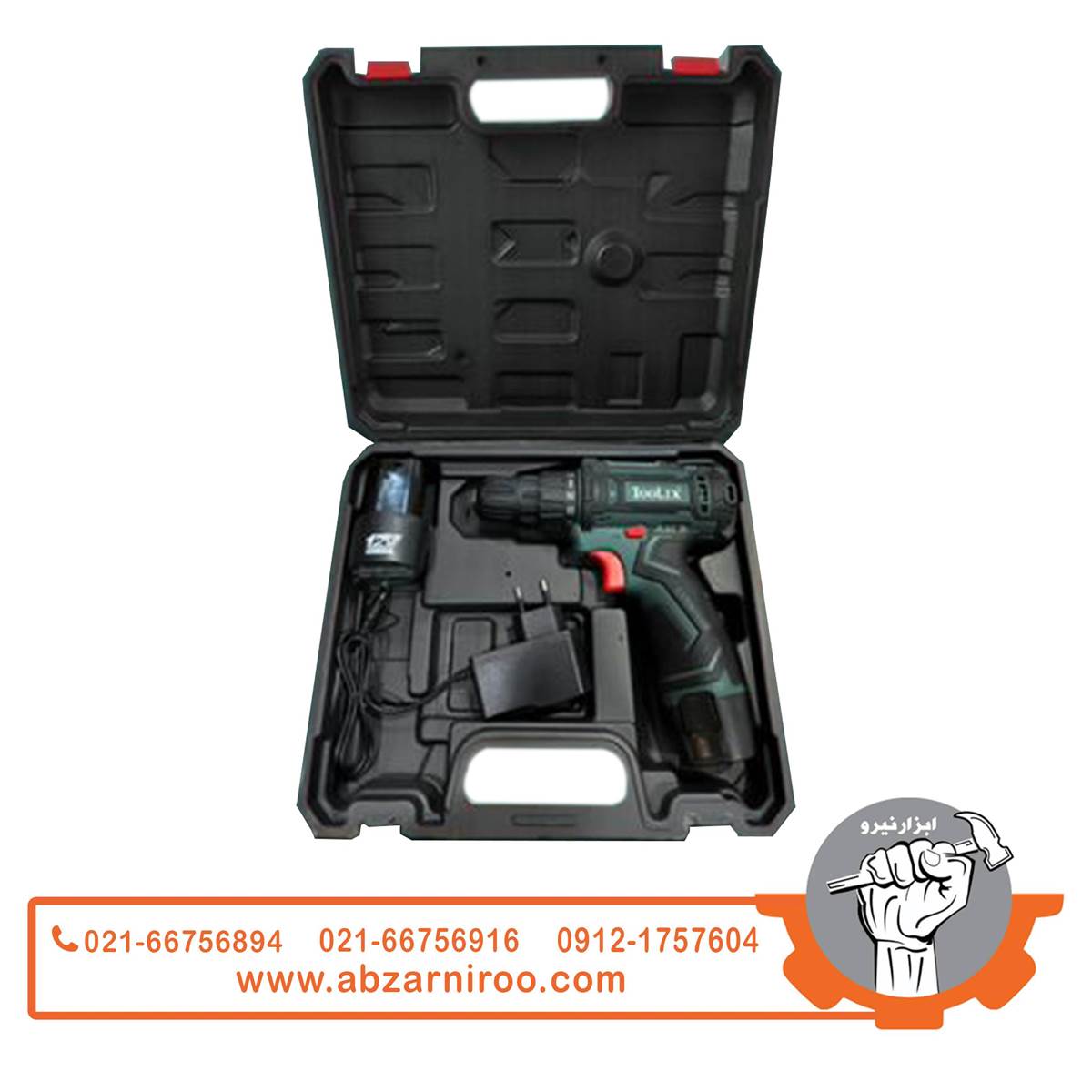 دریل پیچگوشتی شارژی 12 ولت تولیکس مدل TX-2412BM دریل پیچگوشتی شارژی 12 ولت تولیکس مدل TX-2412BM