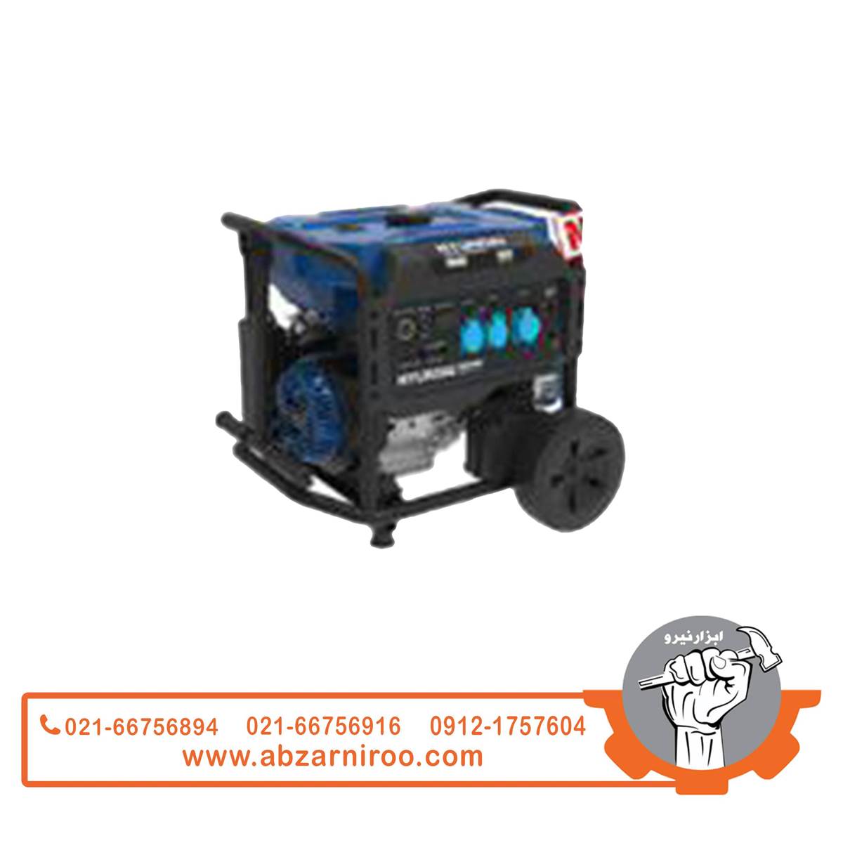 موتور برق اینورتری بنزینی 8 کیلو وات هیوندای مدل HG-8080 (ریموتدار) موتور برق اینورتری بنزینی 8 کیلو وات هیوندای مدل HG-8080 (ریموتدار)