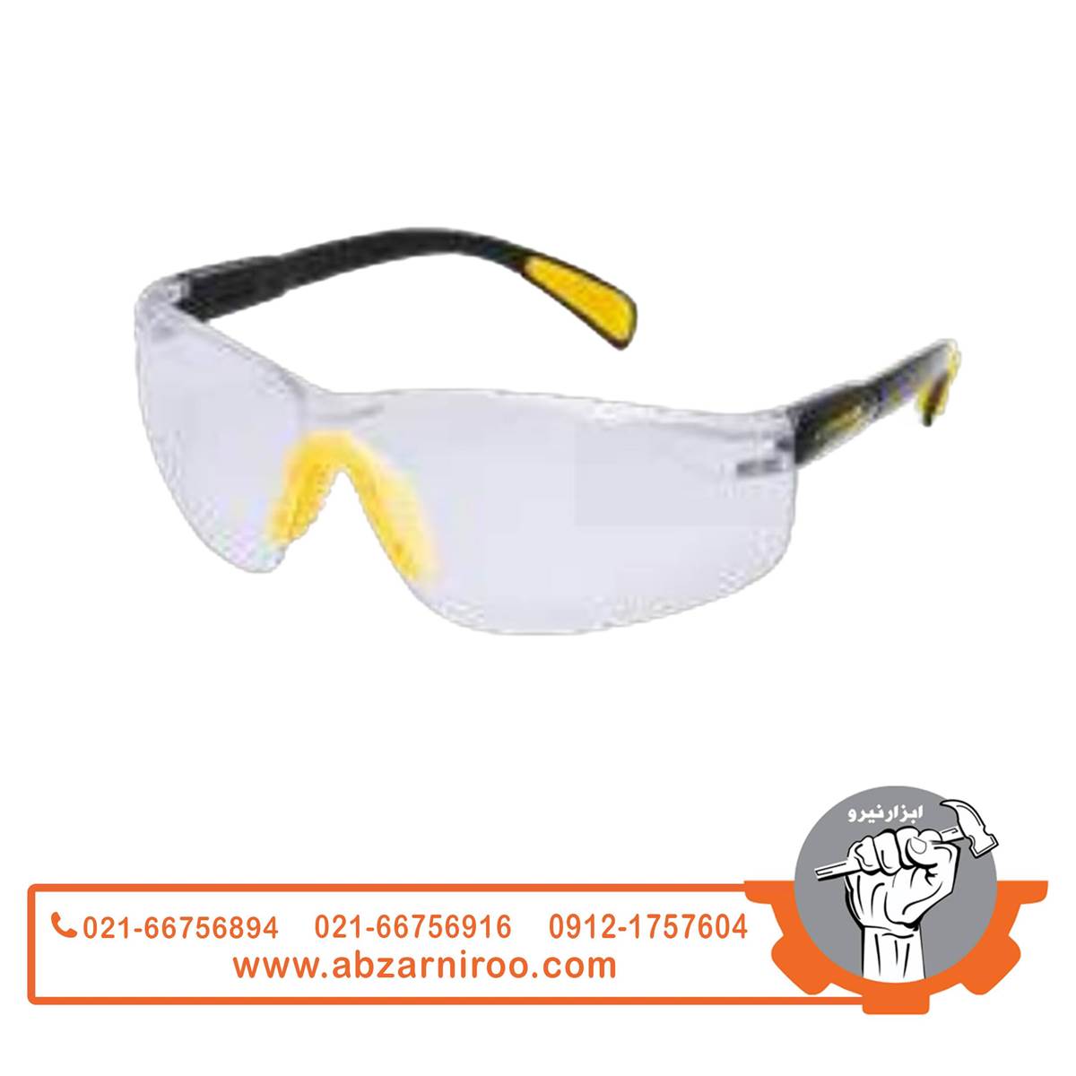 عینک ایمنی مهندسی سفید کنزاکس مدل 1770