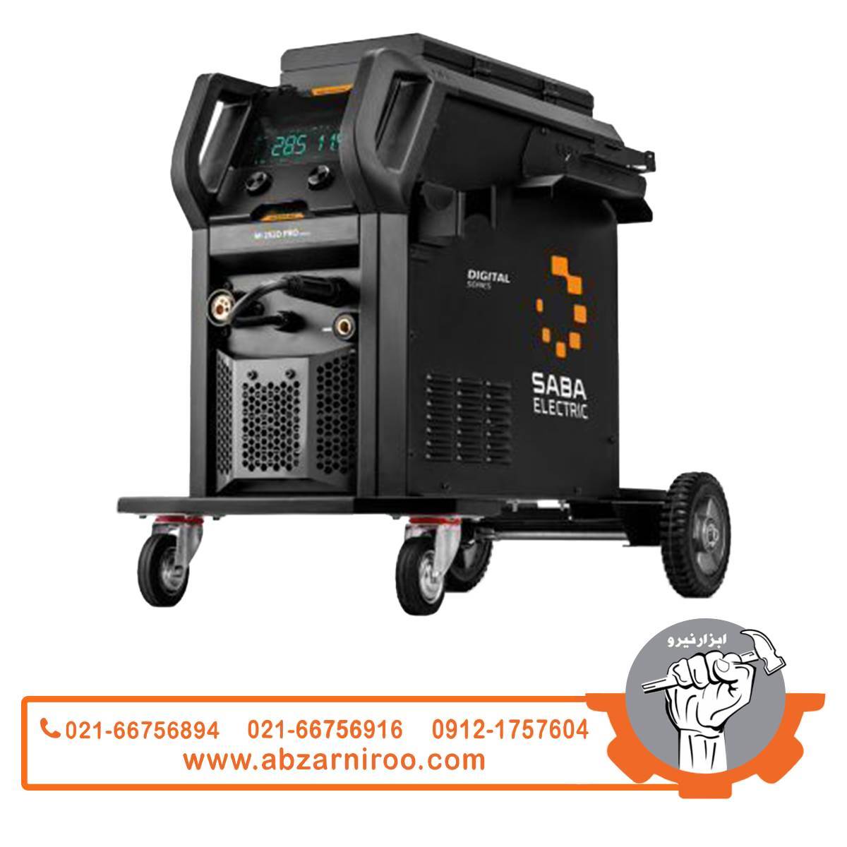 میگ مگ اینورتری تک فاز صبا الکتریک مدل MASTER MIG M-252D PRO DIGITAL