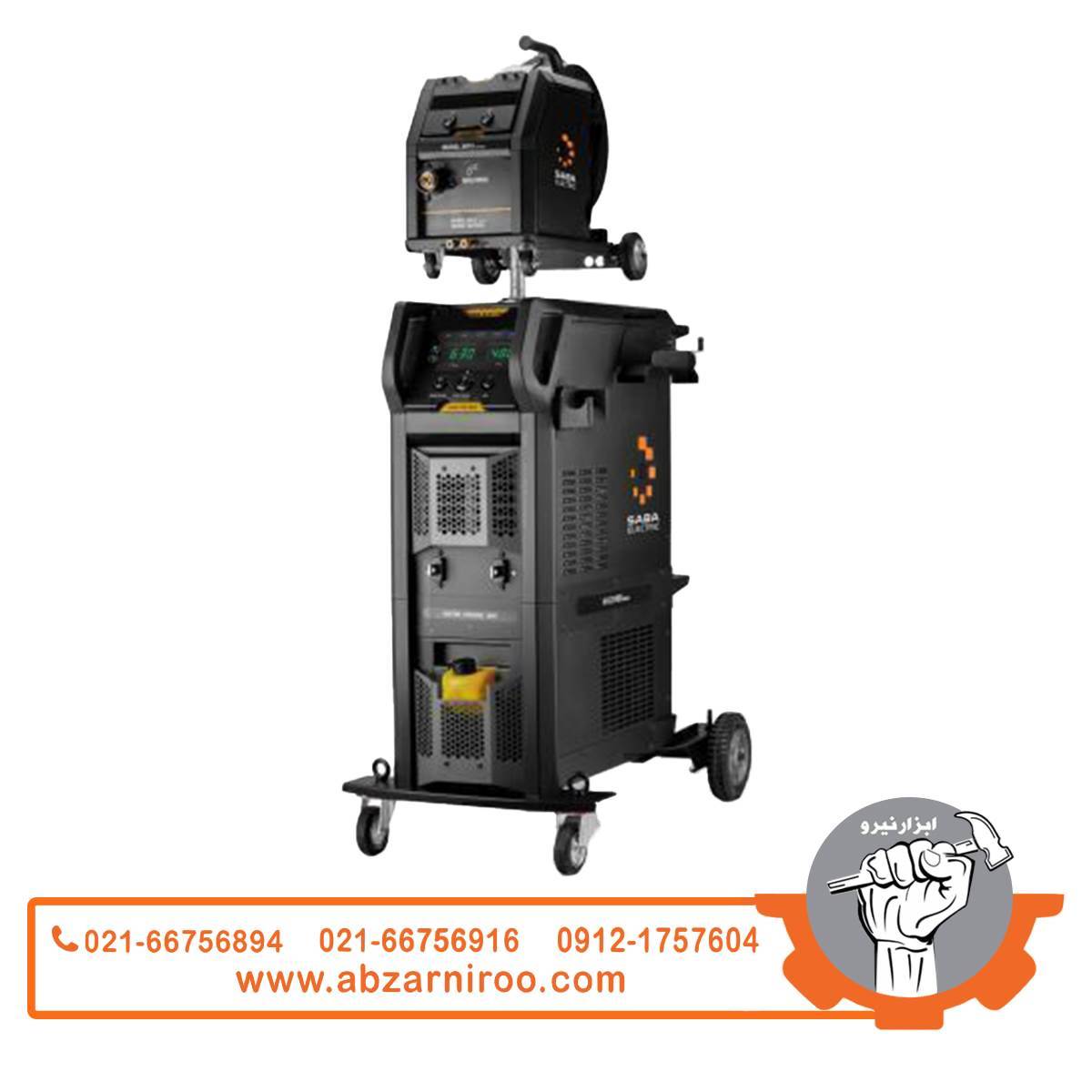 میگ مگ اینورتری سه فاز آب خنک صبا الکتریک مدل WC) MASTER MIG M-631 ANALOG)