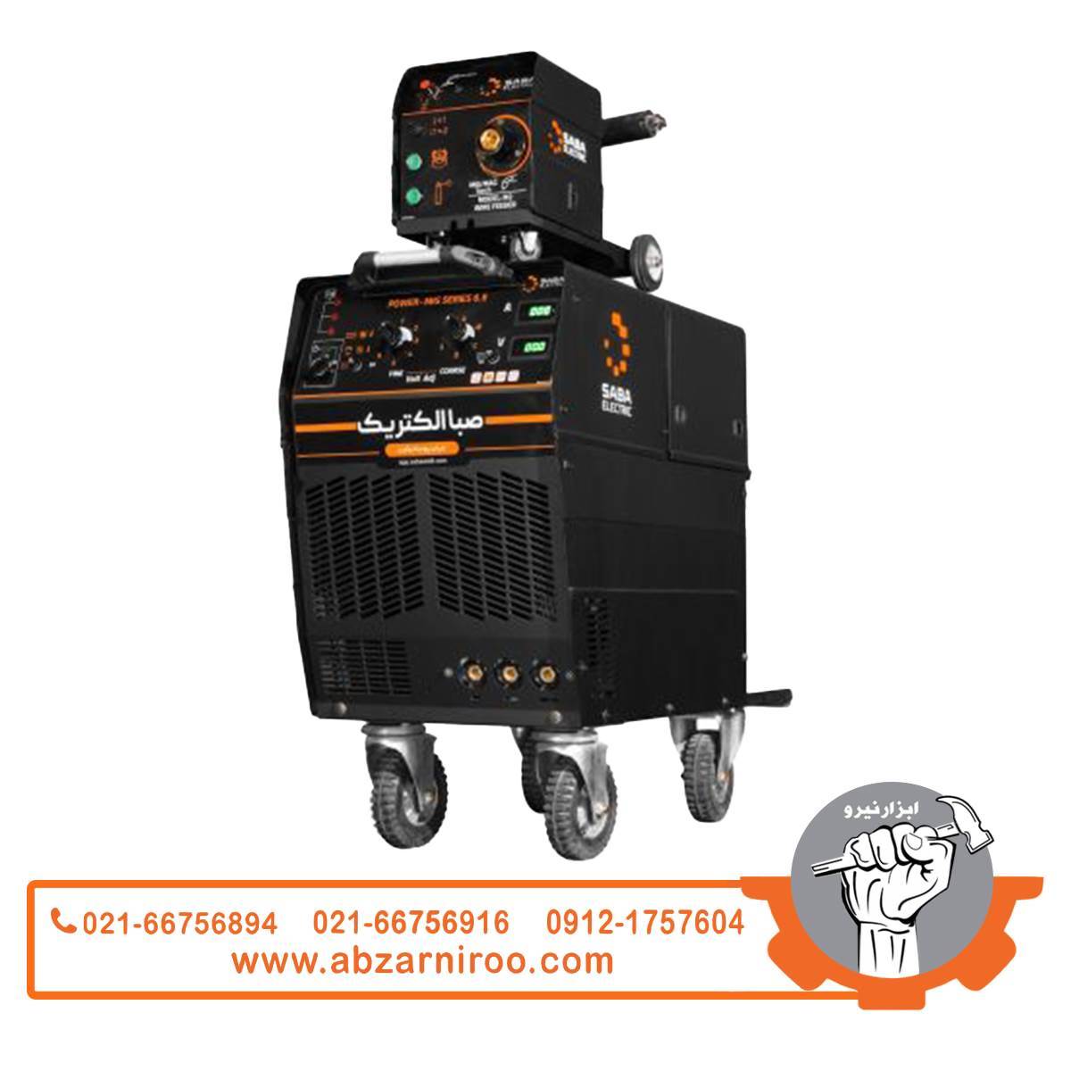 میگ مگ سه فاز ترانسی هوا خنک 650 آمپر صبا الکتریک مدل POWER MIG SERIES 6.5 میگ مگ سه فاز ترانسی هوا خنک 650 آمپر صبا الکتریک مدل POWER MIG SERIES 6.5